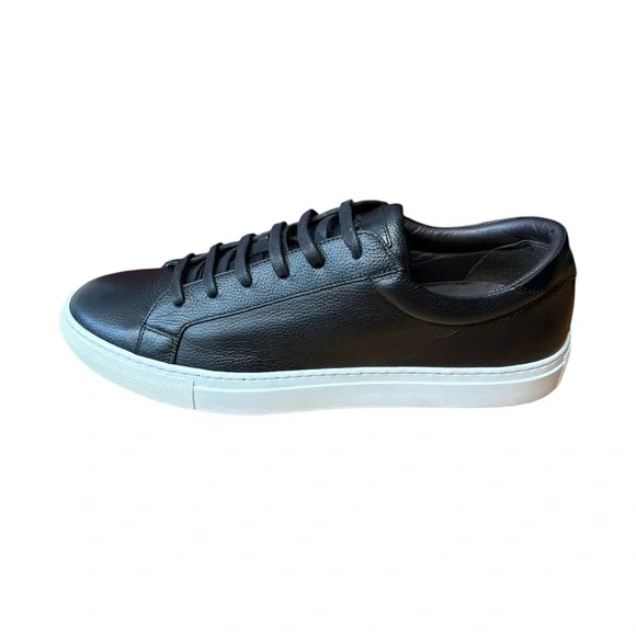 NEW To Boot New York Men's Nero Leather Sierra Sneakers size 10.5 $375.00